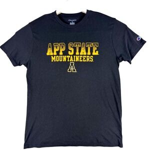 Appalachian State Mountaineers 3D Shirt Mens XL Black NCAA Football Champion Tee